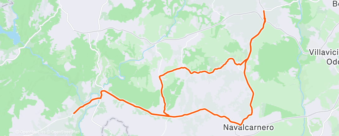 Карта физической активности (Morning Ride)