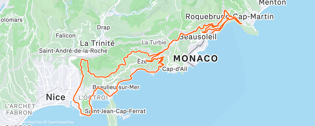 Карта физической активности (Sortie vélo le matin)