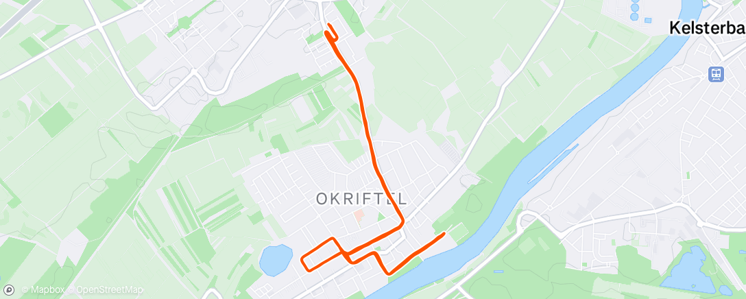 Map of the activity, 5 am - dark- snow- muddy- slippery…no excuses 😝