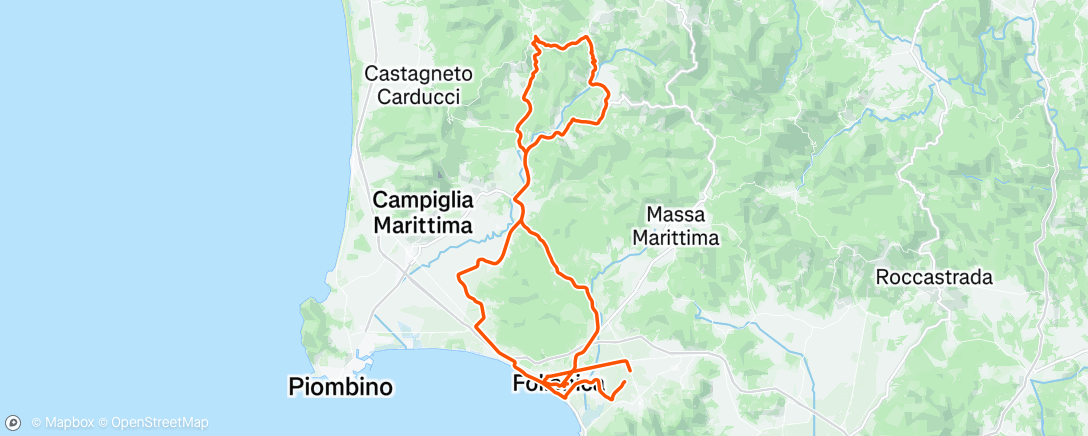 Map of the activity, Lustignano
