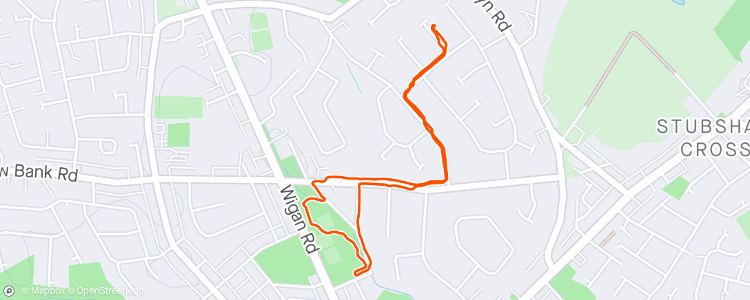 Map of the activity, ⛅ Morning Walk