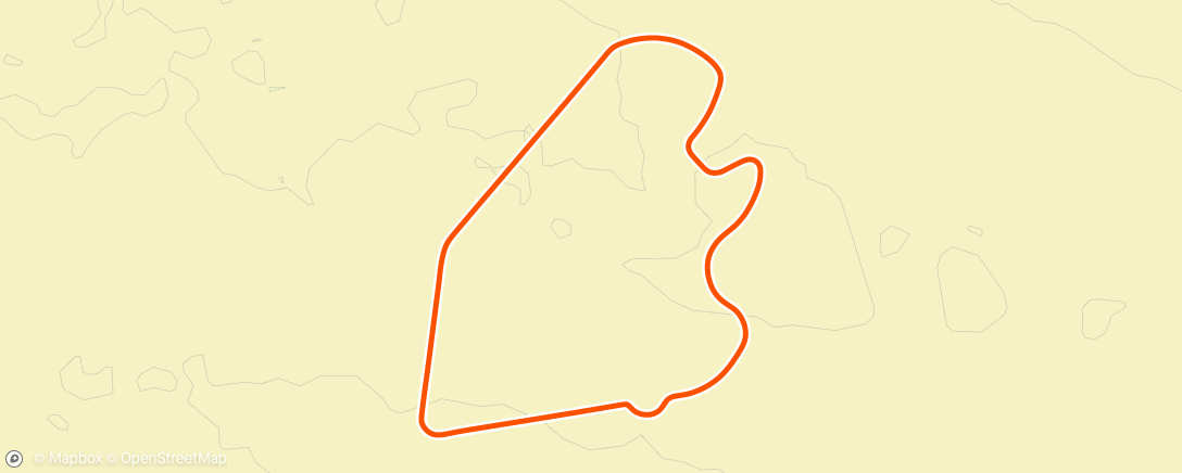 Map of the activity, MyWhoosh - Aerobic Ramps