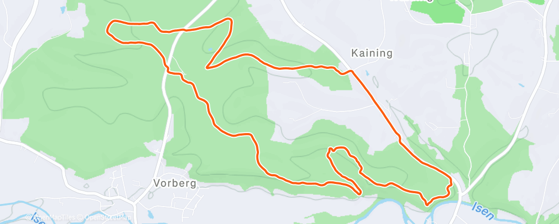 Map of the activity, Hampersberg mit T-Rex