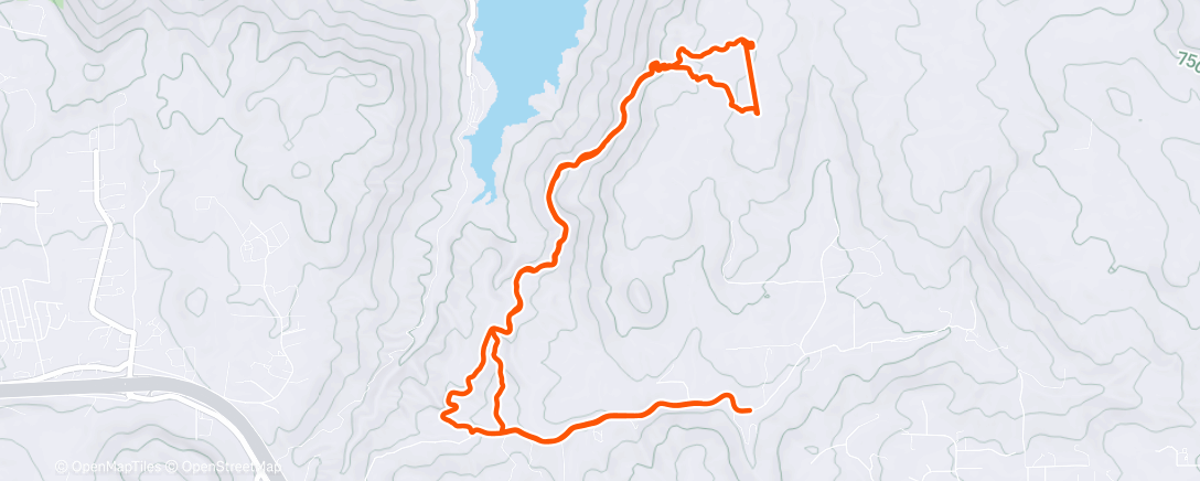 Map of the activity, Digging season