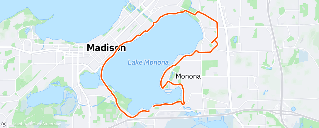 Map of the activity, Afternoon Ride