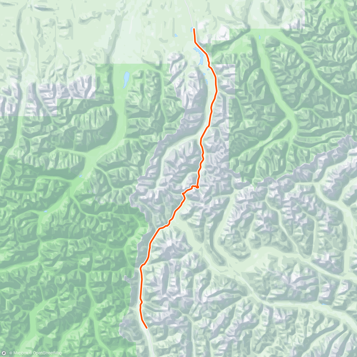 Map of the activity, ROUVY - Alaska Dalton Highway