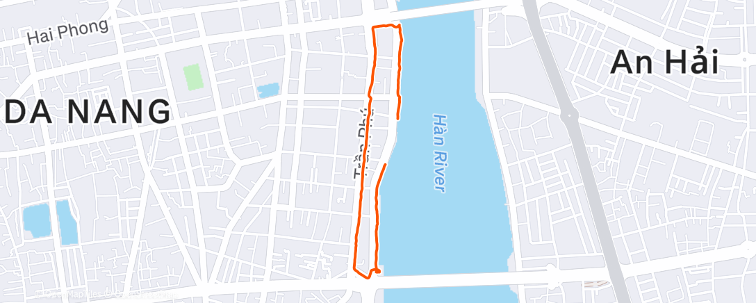 Map of the activity, Night stroll