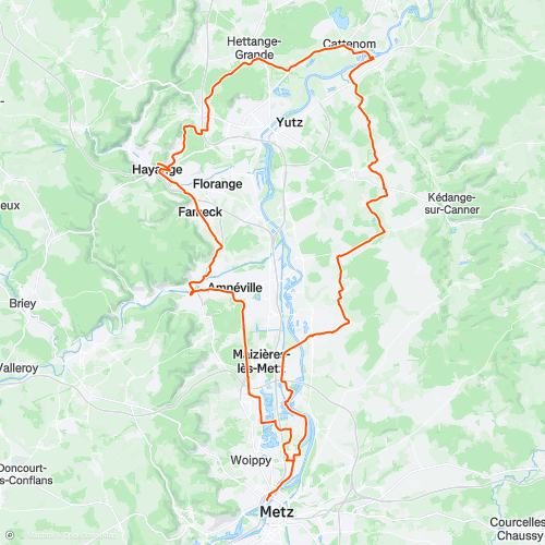 Cattenom-Volkrange-Marspich | 102.8 km Road Cycling Route on Strava