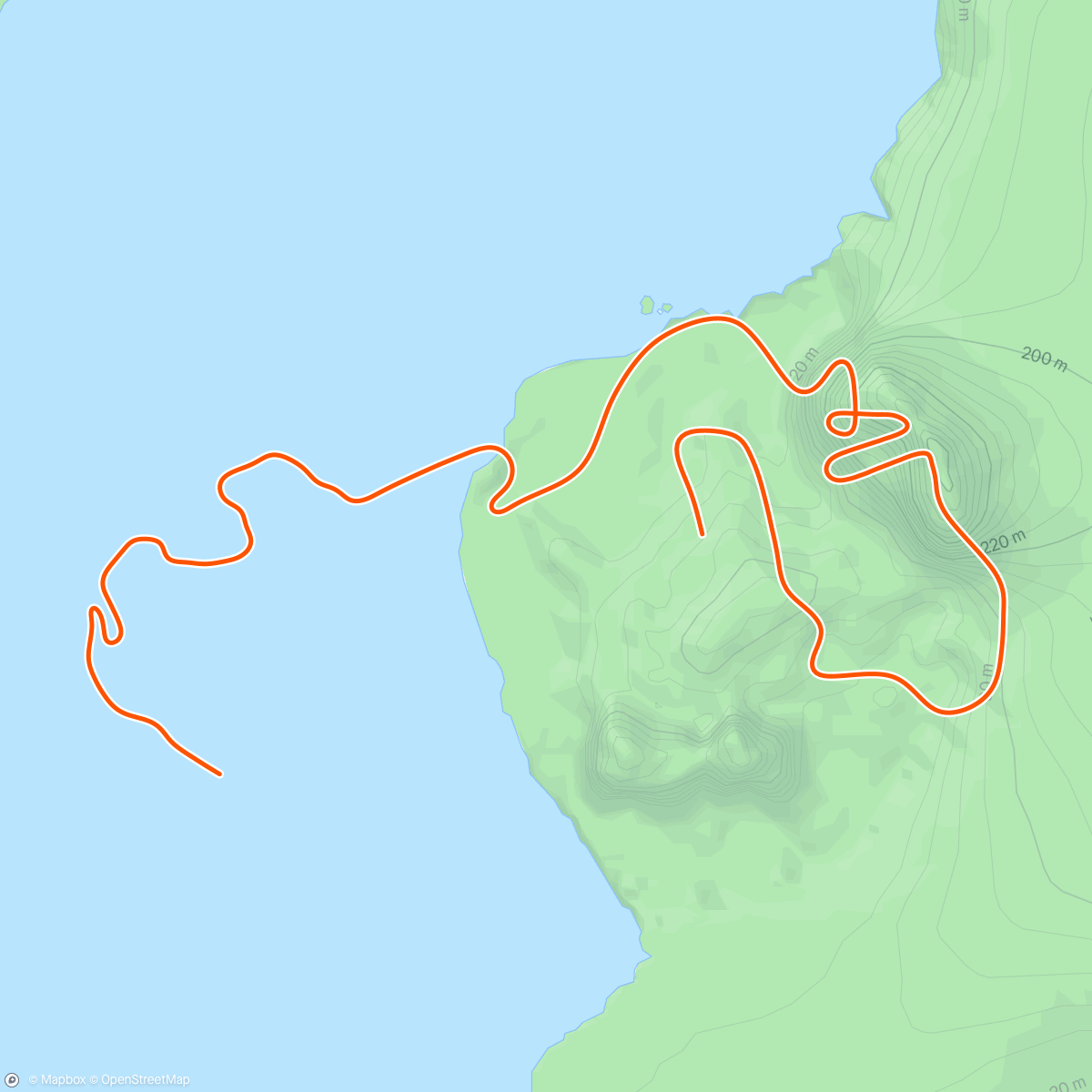 Mapa da atividade, Zwift - Pacer Group Ride: Volcano Circuit in Watopia with Taylor