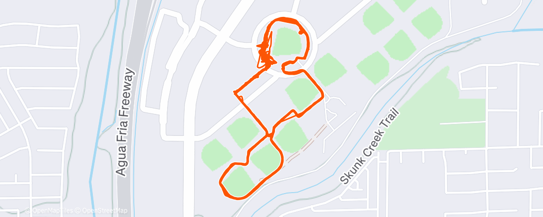 Mappa dell'attività Morning Run