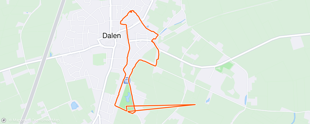 Карта физической активности (Namiddagwandeling)