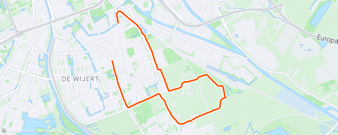 アクティビティ「Lunch Run」の地図
