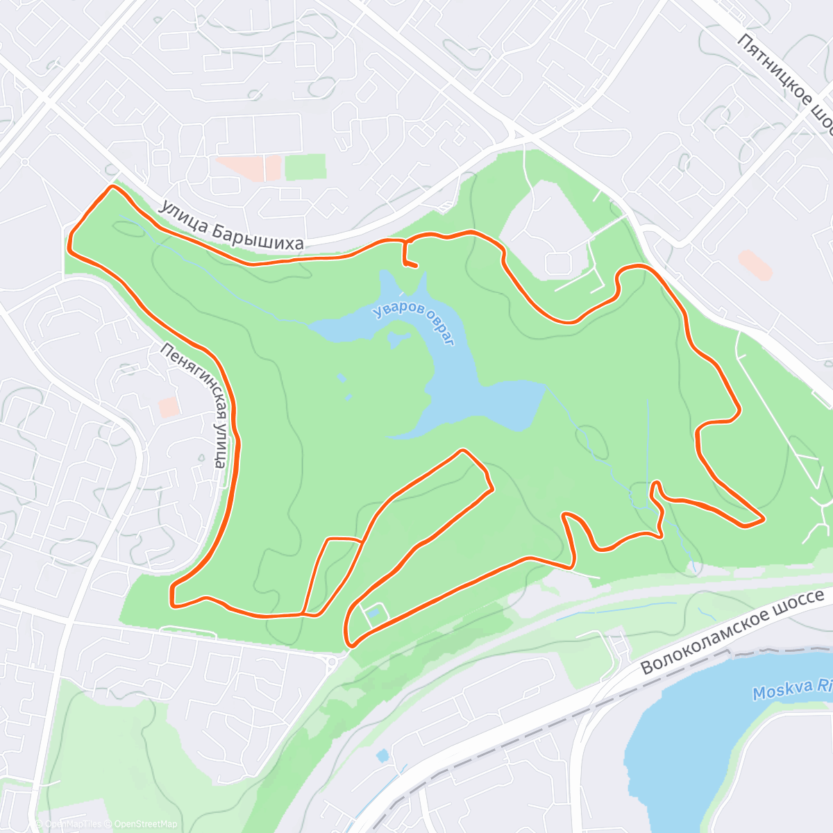 Map of the activity, City But Moscow 3 круга