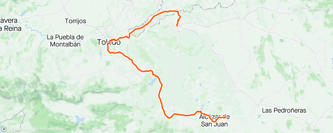 活动地图，Tour de Hierro 2024. Recorrido corto