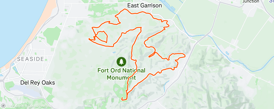 Map of the activity, Sea Otter Gravel 🥈