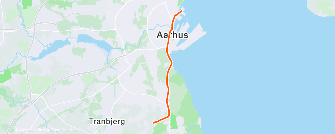 Карта физической активности (Morning Ride)