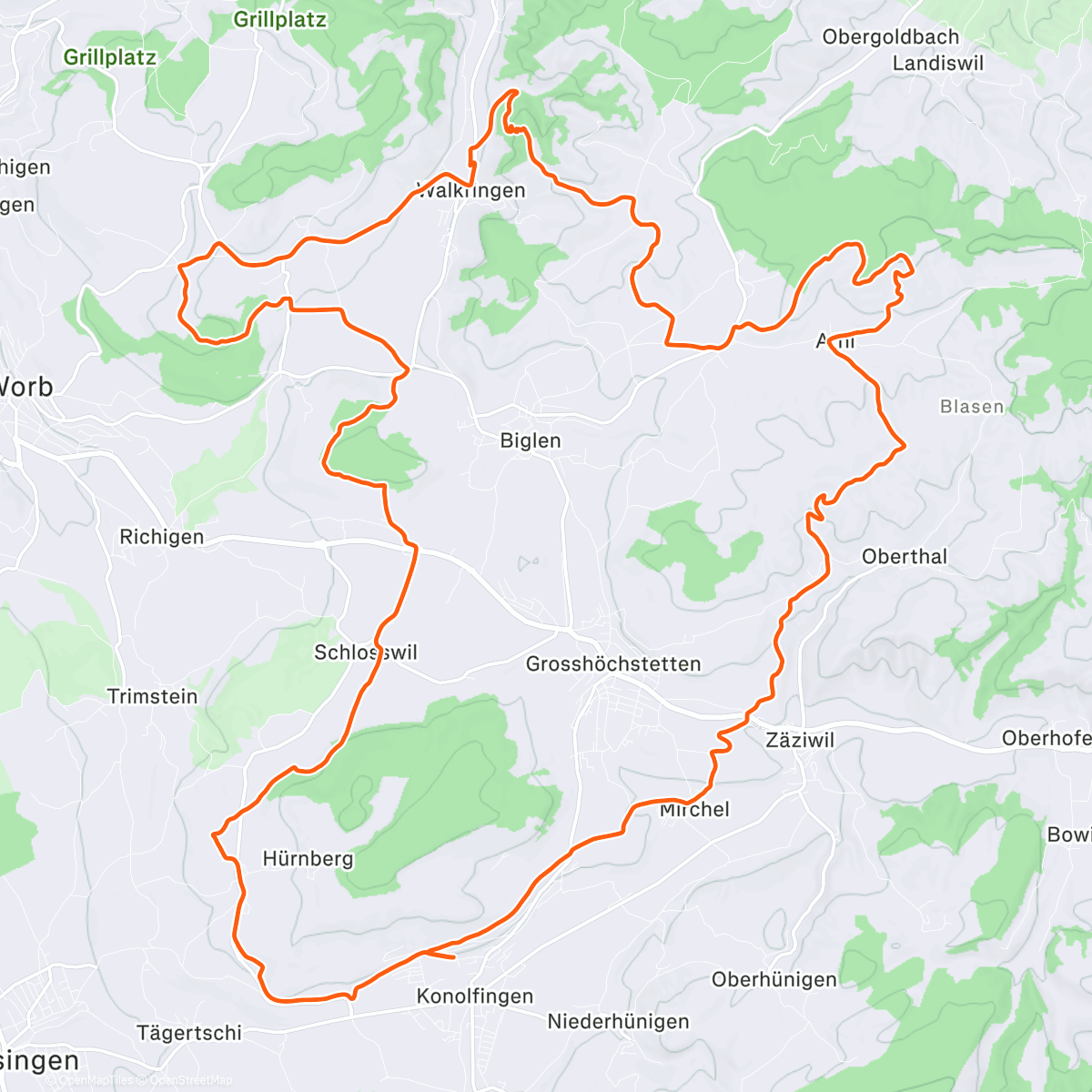 Map of the activity, Over the mist 🌫️ ☀️