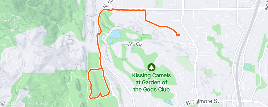 Map of the activity, 10K PLUS WITH JESSE $$$