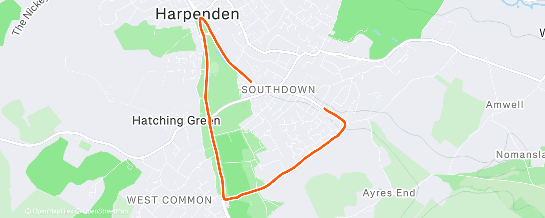 Map of the activity, Runch