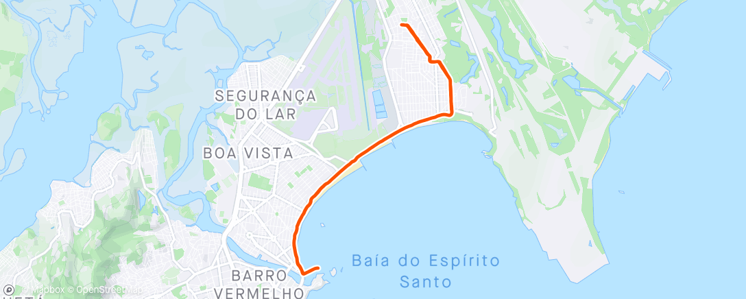 Map of the activity, Pedalzinho da manhã- Pier de Iemanja