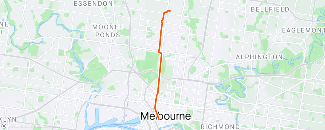 Map of the activity, Morning Commute