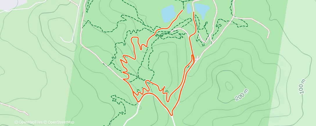 Map of the activity, You Yangs