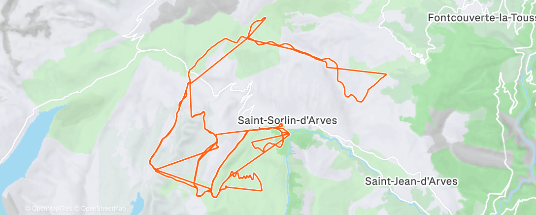 Map of the activity, Dag 1