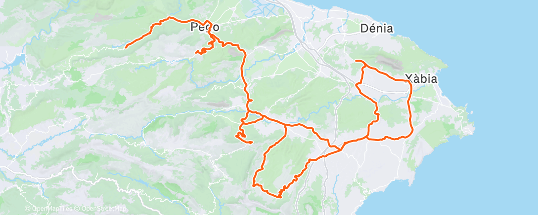 Map of the activity, Wielersport