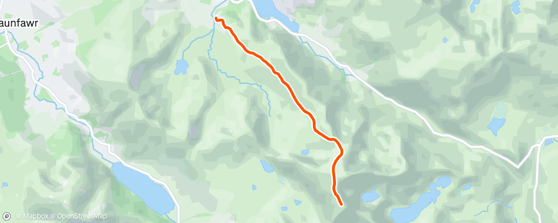 Map of the activity, Snowdonia!