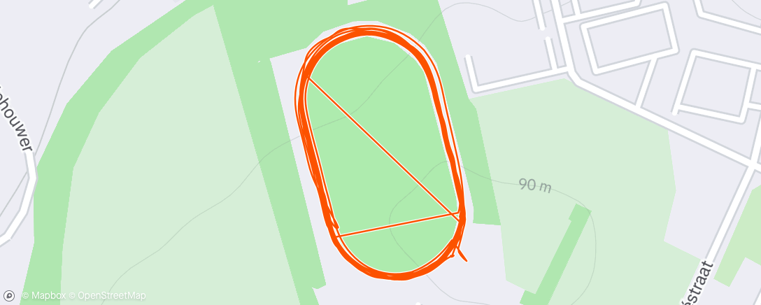 Map of the activity, Ochtendloop
