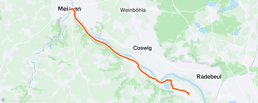 Map of the activity, Gravel-Fahrt am Morgen