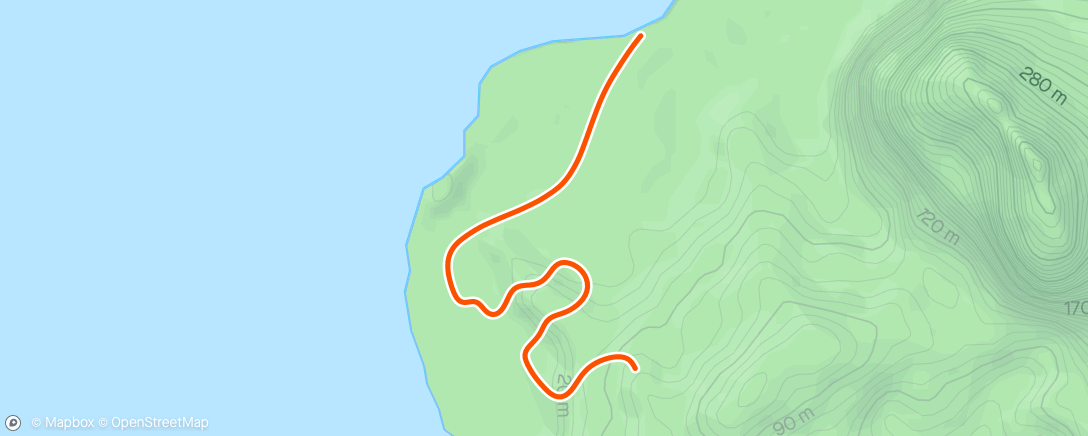 Karte der Aktivität „Zwift - Loop de Loop in Watopia”