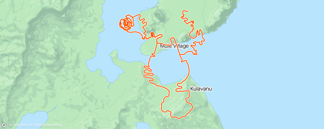 Mapa da atividade, Zwift - Legends and Lava in Watopia