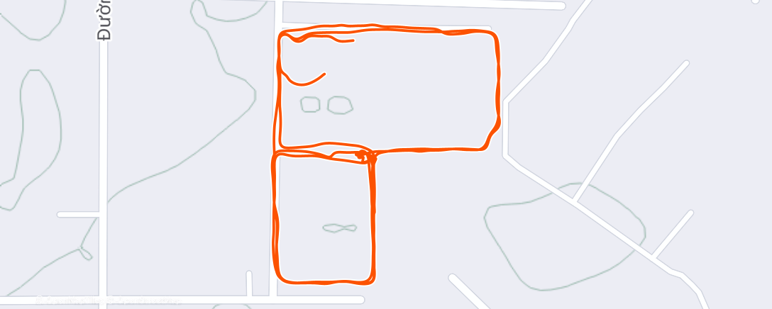 Карта физической активности (Chạy ngoài trời)