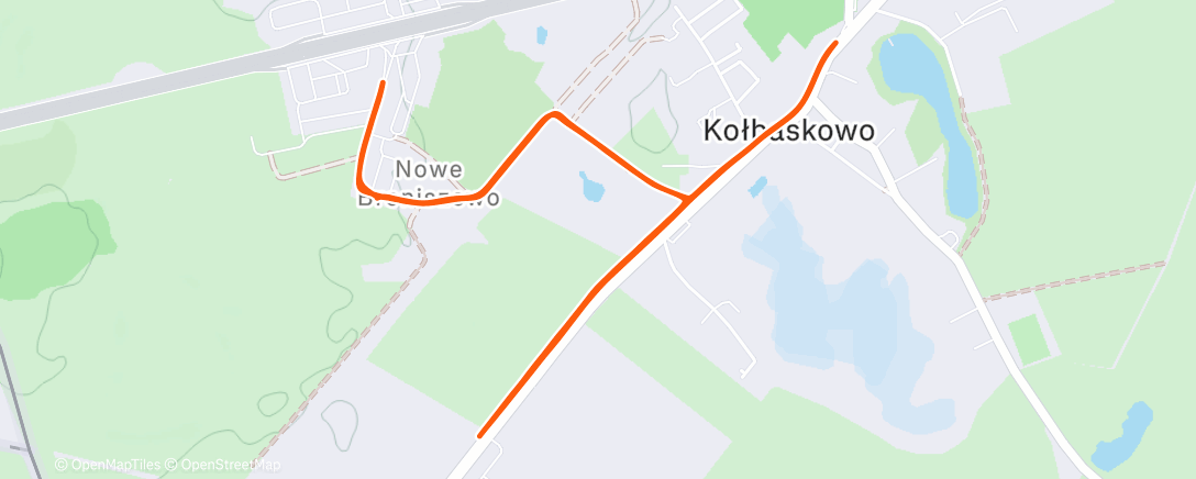 Карта физической активности (Evening Hike)