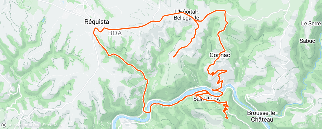 Carte de l'activité