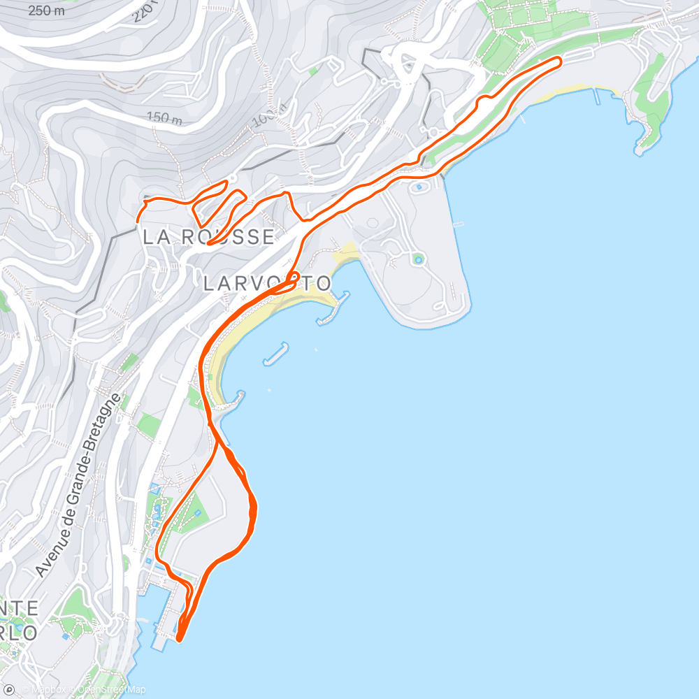 Map of the activity