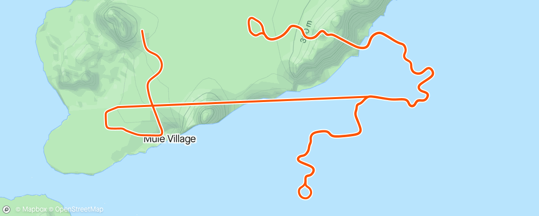 Karte der Aktivität „Zwift - Pacer Group Ride: Volcano Flat in Watopia with Bernie”
