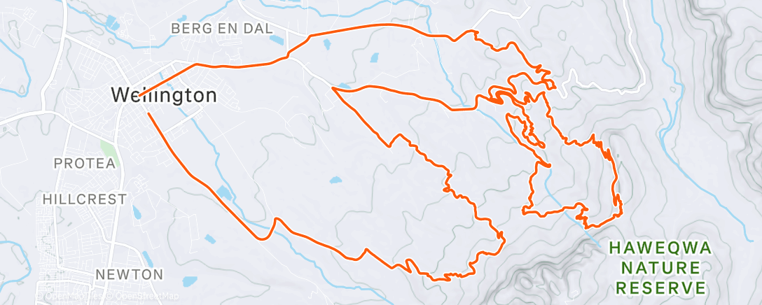 Map of the activity, Morning Gravel Ride