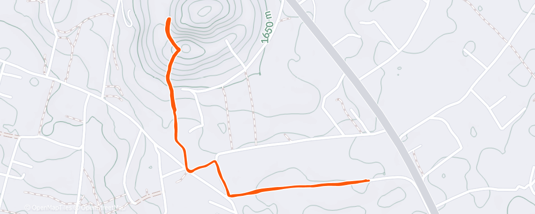 Map of the activity, Morning Run [TR].