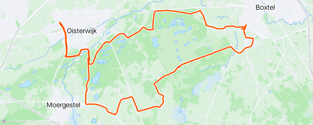 Map of the activity, Rondje om de achtertuin 😍