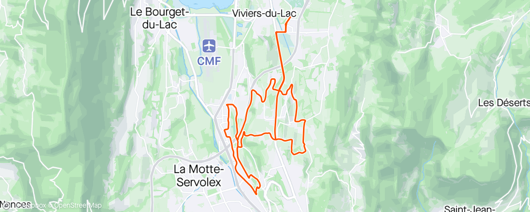 Map of the activity, Balade lactique