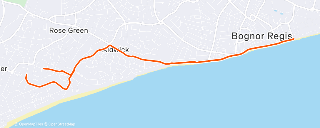Map of the activity, Boxing Day 10k 🎄🏃‍♀️🥶