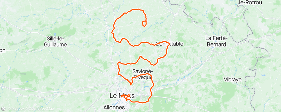Map of the activity, Région Pays de la Loire Tour - Stage 4