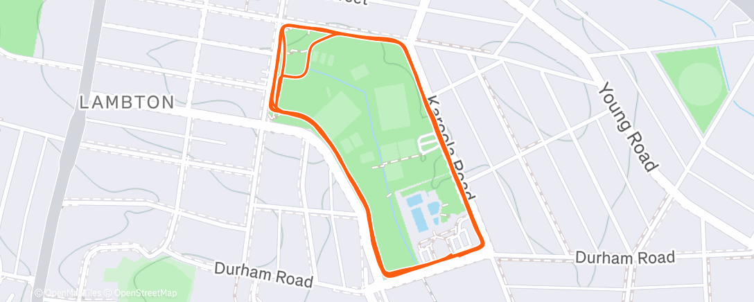 Carte de l'activité Morning Run