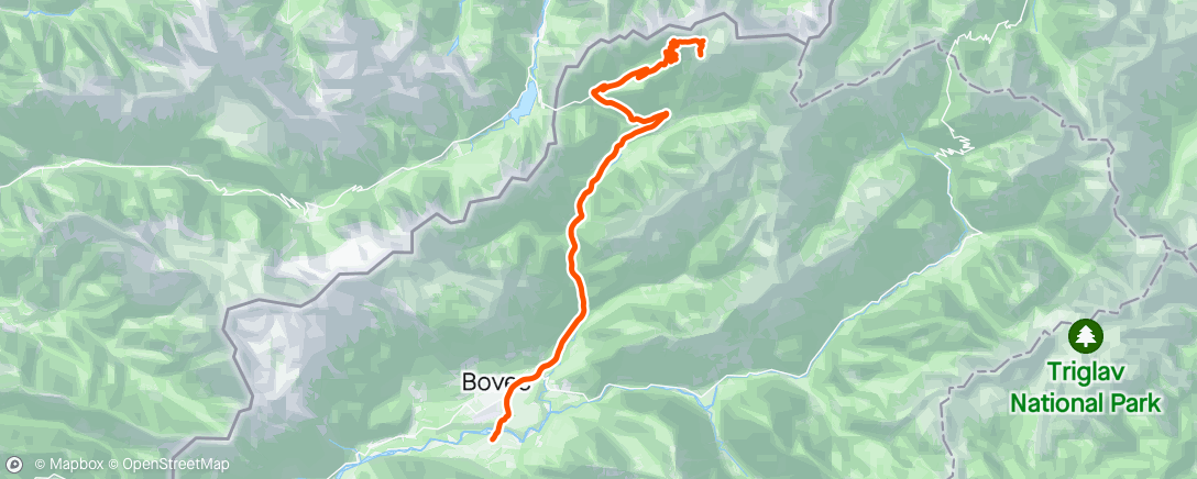Map of the activity, Mangart | Sloweniens höchste asphaltierte Straße | letztes Stück leider gesperrt