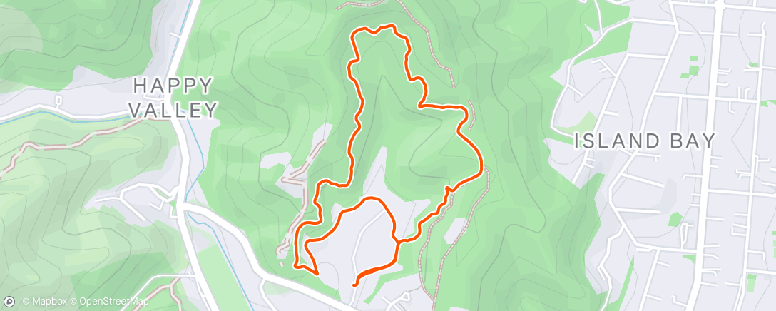 Map of the activity, Morning Walk