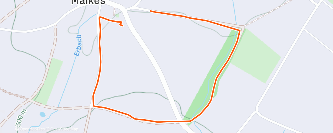 Map of the activity, Mittagspaziergang