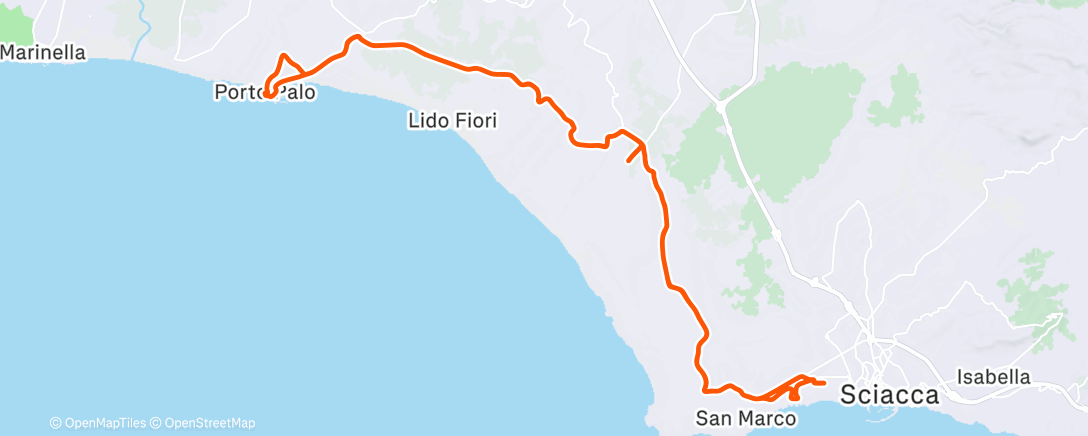 Карта физической активности (Pedalata mattutina)