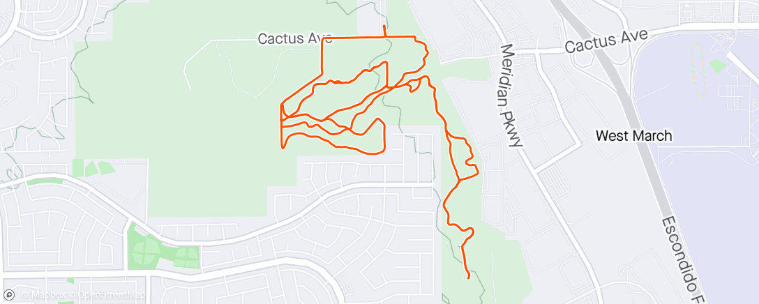 Map of the activity, First ride on the new boomer scooter